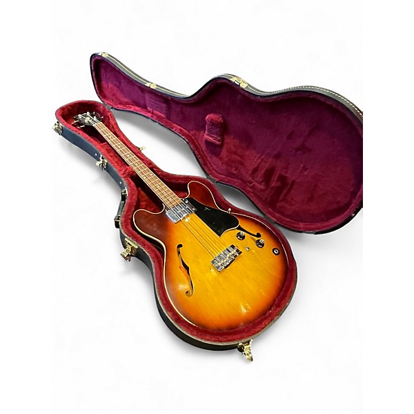 Used 1968 Gibson EB2 3 Tone Sunburst Electric Bass Guitar
