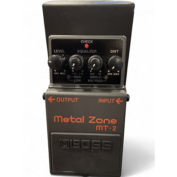 Used BOSS MT2 Metal Zone Distortion Effect Pedal