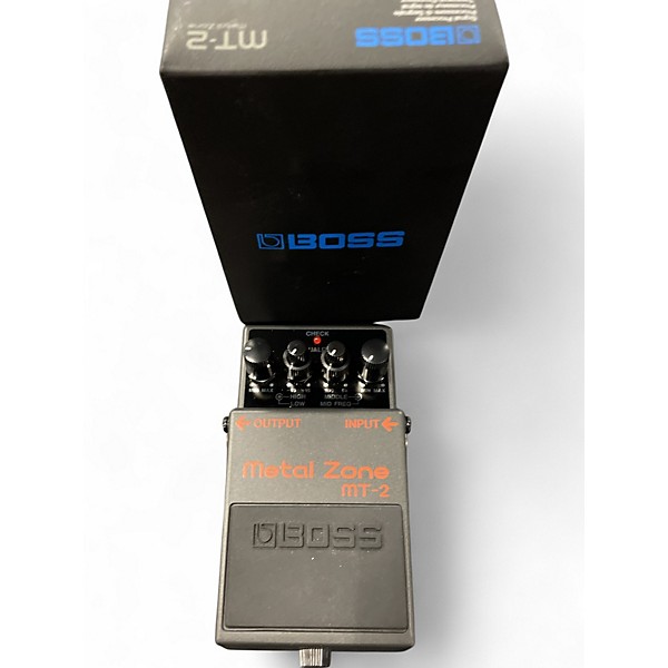 Used BOSS MT2 Metal Zone Distortion Effect Pedal