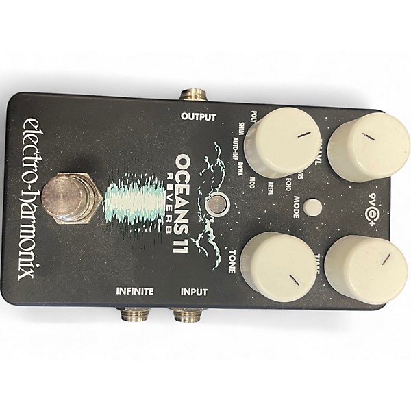 Used Electro-Harmonix Oceans 11  Reverb Effect Pedal