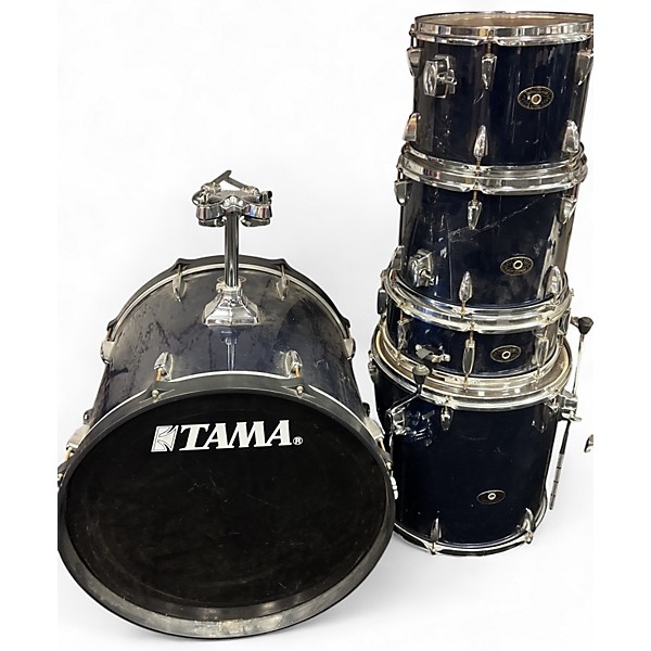 Used TAMA 5 Piece Imperialstar Blue Drum Kit