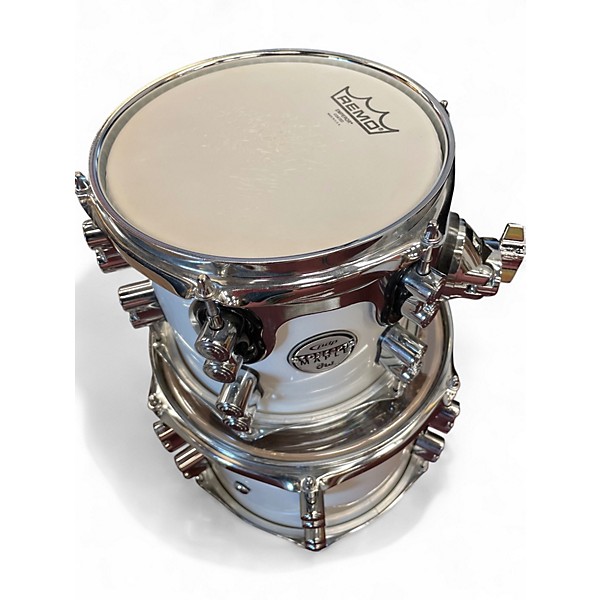 Used PDP by DW 7 Piece MAPLE CUSTOM Pearl White Drum Kit