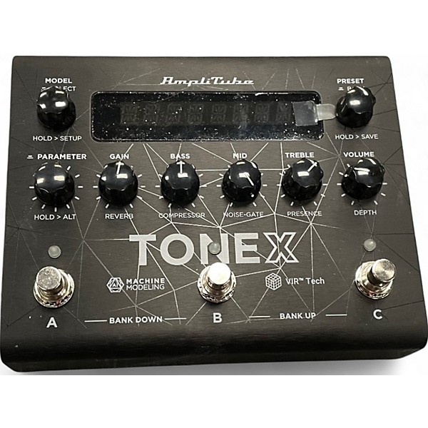 Used IK Multimedia Amplitube Tone X Effect Processor