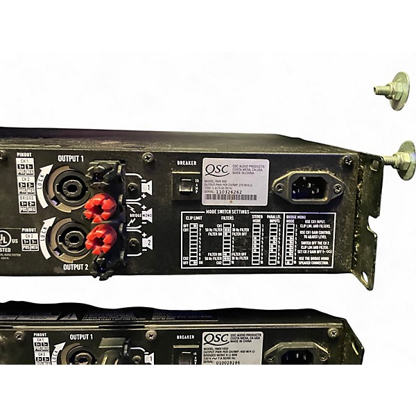 Used QSC RMX850 Power Amp