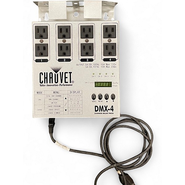 Used CHAUVET Professional DMX4 Lighting Controller