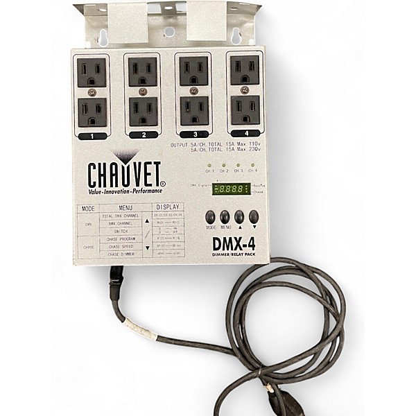 Used CHAUVET Professional DMX4 Lighting Controller