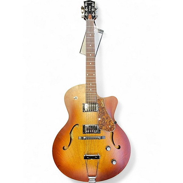 Used Godin 5th Avenue Kingpin II Cognac Burst Hollow Body Electric Guitar