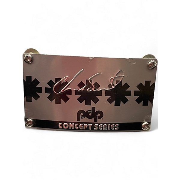 Used PDP by DW 14in CHAD SMITH 6X14 CONCERT SERIES Clear Drum