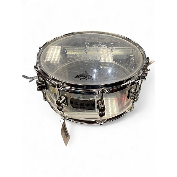 Used PDP by DW 14in CHAD SMITH 6X14 CONCERT SERIES Clear Drum