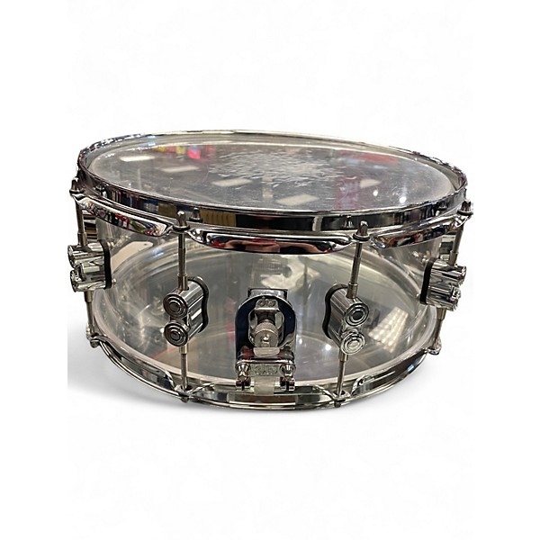 Used PDP by DW 14in CHAD SMITH 6X14 CONCERT SERIES Clear Drum