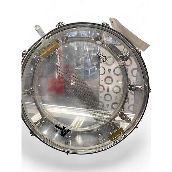 Used PDP by DW 14in CHAD SMITH 6X14 CONCERT SERIES Clear Drum