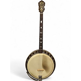 Vintage 1925 Paramount tenor banjo Antique Natural Banjo