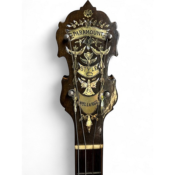 Vintage 1925 Paramount tenor banjo Antique Natural Banjo