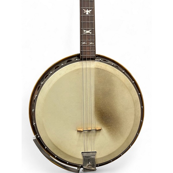 Vintage 1925 Paramount tenor banjo Antique Natural Banjo