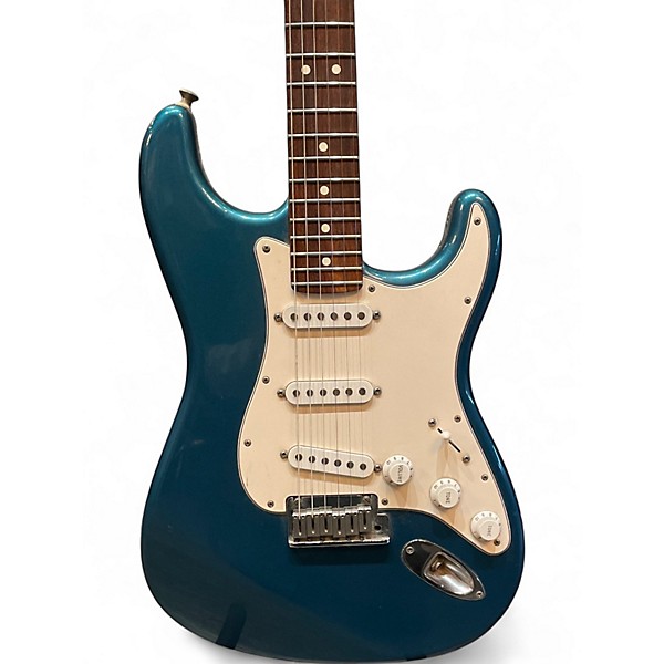 Vintage 1997 Fender American Standard Stratocaster Lake Placid Blue Solid Body Electric Guitar