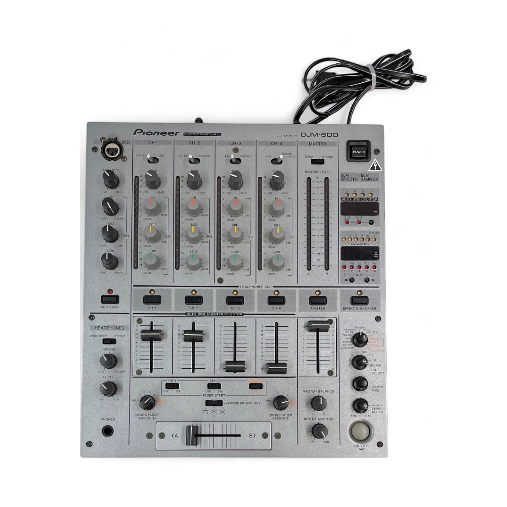 【週末値下】Pioneer パイオニア DJM-600 DJミキサー DJM-600 (archived) 4-channel effects mixer (black) - Pioneer DJ