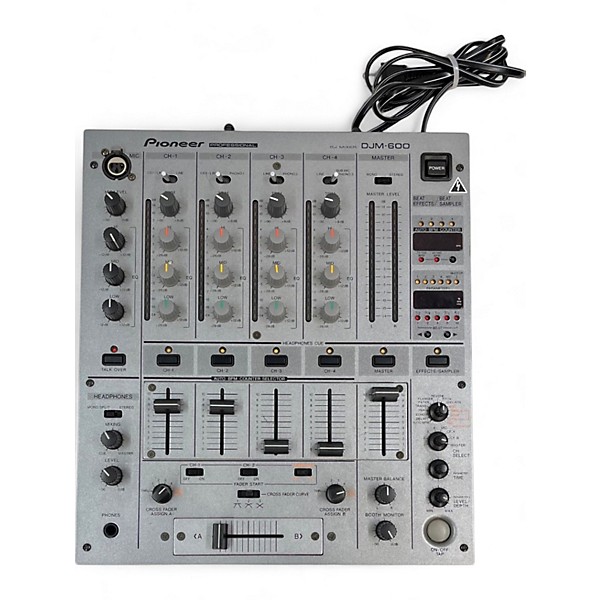 718　美品 pioneer DJM-600 DJミキサー Pioneer DJM-600 Professional DJ Mixer 4-channel Silver 2000