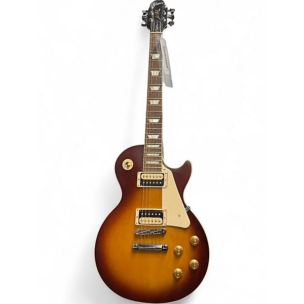 Used 2020 Gibson Les Paul Traditional Pro V 2 Tone Sunburst Solid Body Electric Guitar