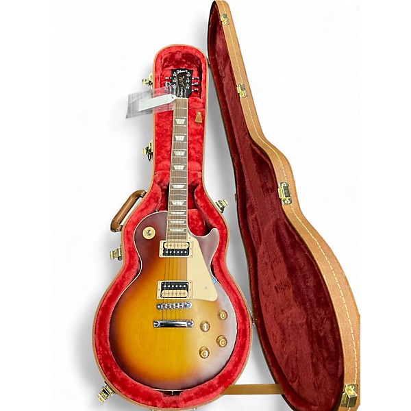 Used 2020 Gibson Les Paul Traditional Pro V 2 Tone Sunburst Solid Body Electric Guitar