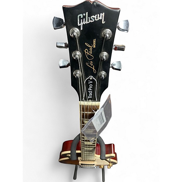 Used 2020 Gibson Les Paul Traditional Pro V 2 Tone Sunburst Solid Body Electric Guitar