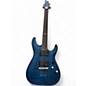 Used Schecter Guitar Research C1 Platinum Trans Blue Solid Body Electric Guitar thumbnail