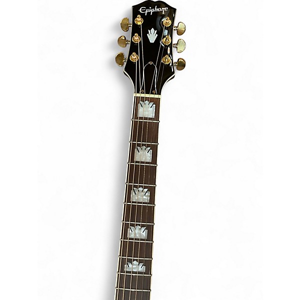 Used Epiphone EJ2OOSCE Black Acoustic Electric Guitar