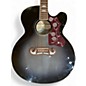 Used Epiphone EJ2OOSCE Black Acoustic Electric Guitar