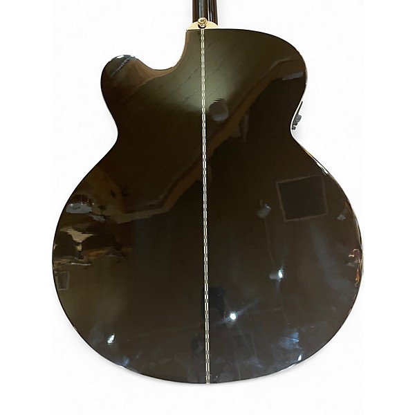 Used Epiphone EJ2OOSCE Black Acoustic Electric Guitar