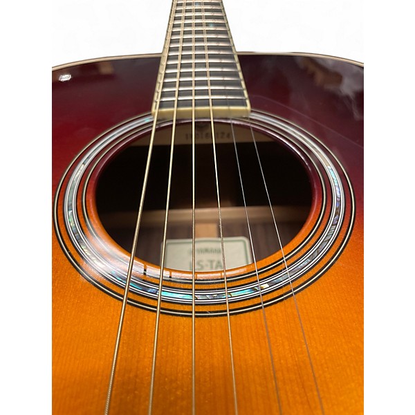 Used Yamaha LSTA 2 Color Sunburst Acoustic Electric Guitar