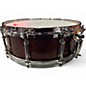 Used 2010s Ludwig 14in Classic Maple Snare Red Sparkle Drum