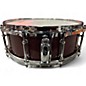 Used 2010s Ludwig 14in Classic Maple Snare Red Sparkle Drum