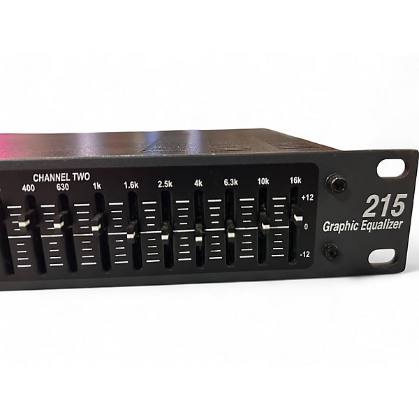Used dbx 215 Dual 15-Band Graphic Equalizer