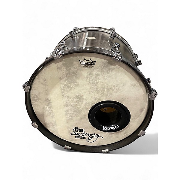 Used Doc Sweeney Drums 4 Piece Steam Bent Myrtle Shell "Quicksilver" Myrtle Drum Kit