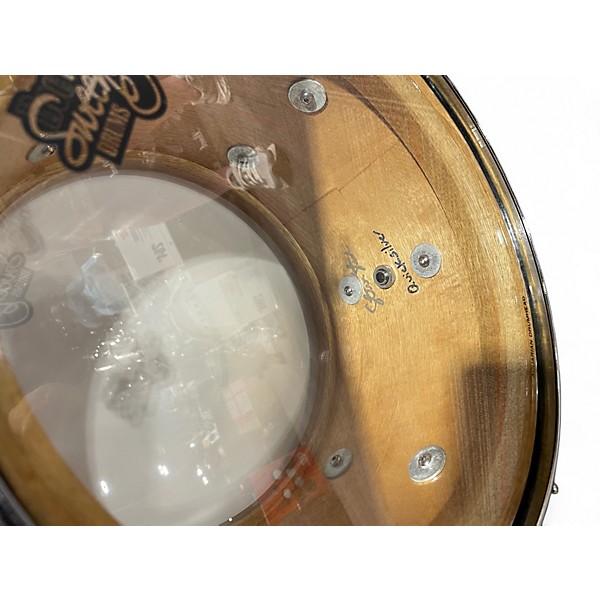Used Doc Sweeney Drums 4 Piece Steam Bent Myrtle Shell "Quicksilver" Myrtle Drum Kit