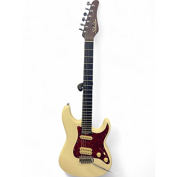 Used Schecter Guitar Research MV-6 Olympic White Solid Body Electric Guitar