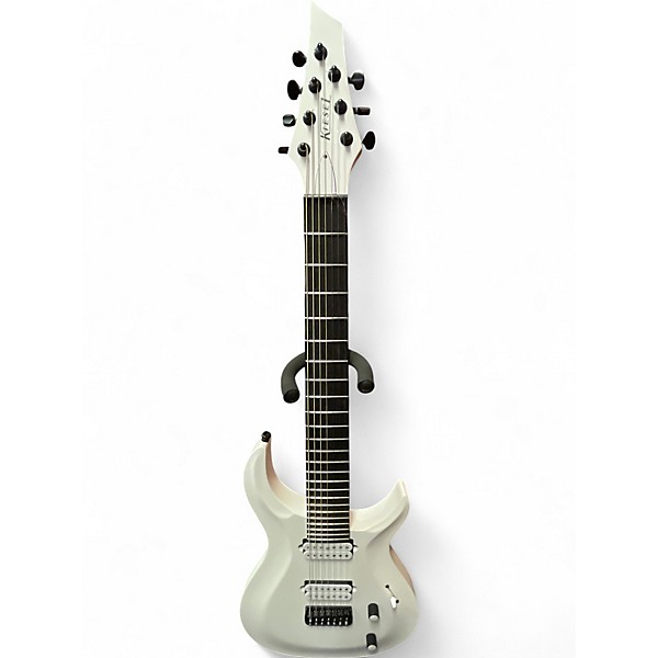 Used Kiesel crescent 7 white Solid Body Electric Guitar