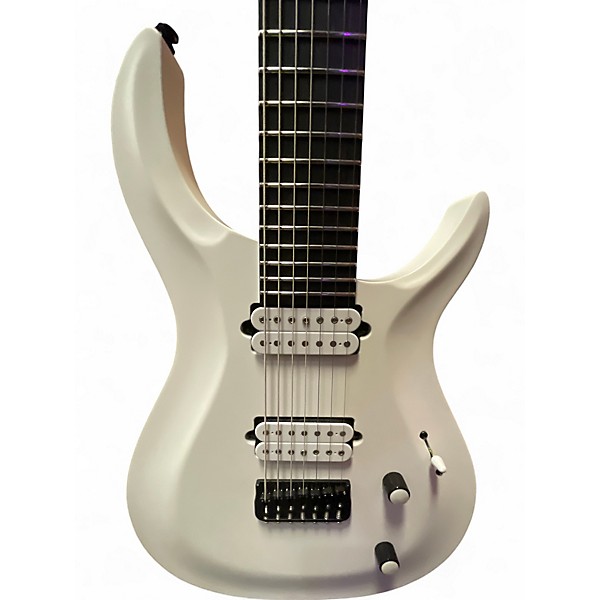 Used Kiesel crescent 7 white Solid Body Electric Guitar