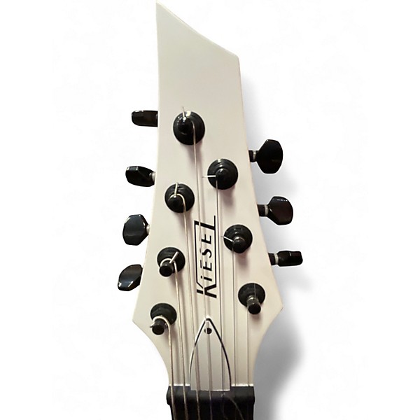 Used Kiesel crescent 7 white Solid Body Electric Guitar