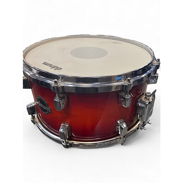 Used ddrum 13in Dominion Maple 13 X 7 Trans Red Drum