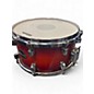 Used ddrum 13in Dominion Maple 13 X 7 Trans Red Drum