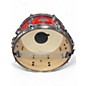 Used ddrum 13in Dominion Maple 13 X 7 Trans Red Drum