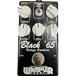 Used Wampler Black '65 Vintage Overdrive Effect Pedal