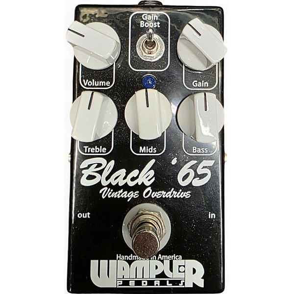 Used Wampler Black '65 Vintage Overdrive Effect Pedal