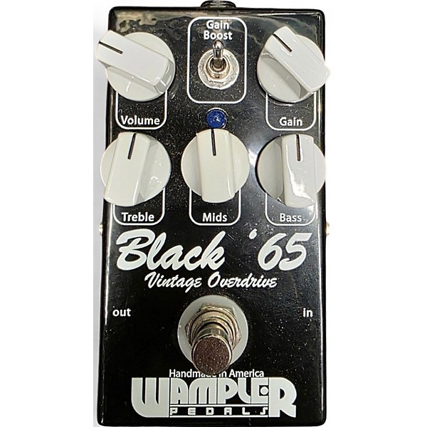 Used Wampler Black '65 Vintage Overdrive Effect Pedal