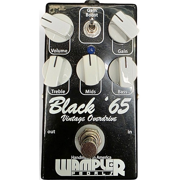 Used Wampler Black '65 Vintage Overdrive Effect Pedal