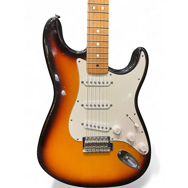 Used Fender stratocaster 2 Color Sunburst Solid Body Electric Guitar