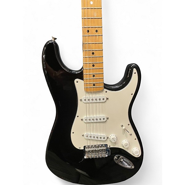 Used Fender stratocaster Black Solid Body Electric Guitar