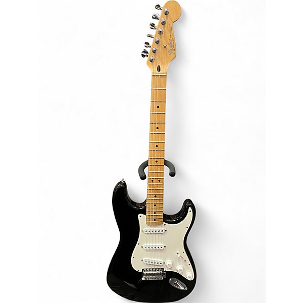 Used Fender stratocaster Black Solid Body Electric Guitar