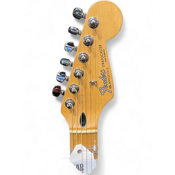 Used Fender stratocaster Black Solid Body Electric Guitar