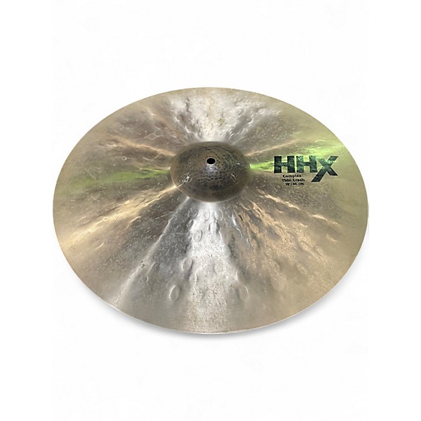 Used SABIAN 18in HHX COMPLEX THIN CRASH Cymbal
